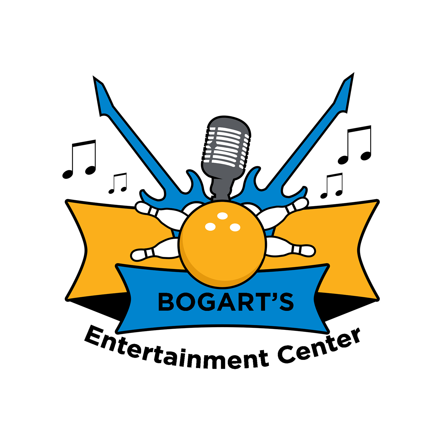 Diseño de Logo por Zisz para Bogarts entertainment center | Diseño #17585980