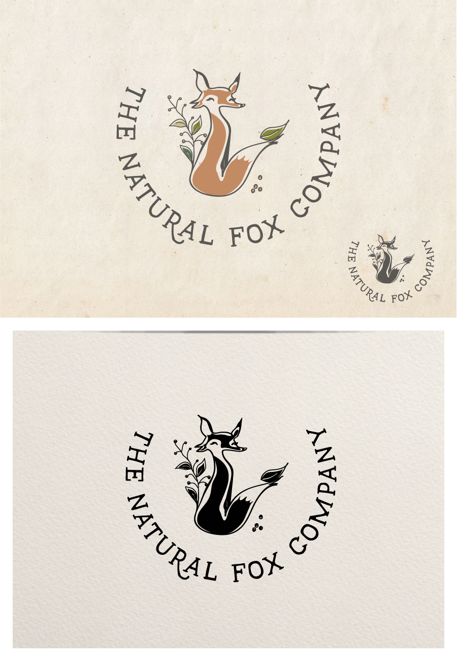 Logo Design by DicéArt for the natural fox company | Design #17592409