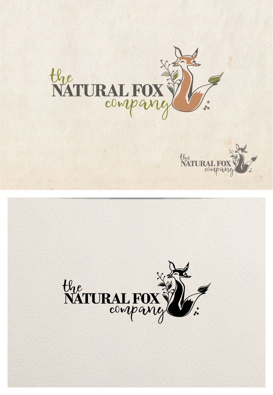 Logo Design by DicéArt for the natural fox company | Design #17592412