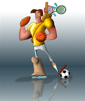 Multiple Sports character