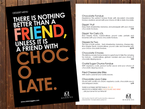 Menu Design by TonyFitz317