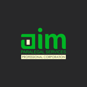 Logo-Design von JL 2 für AIM Paralegal Services Professional Corporation | Design: #2793489
