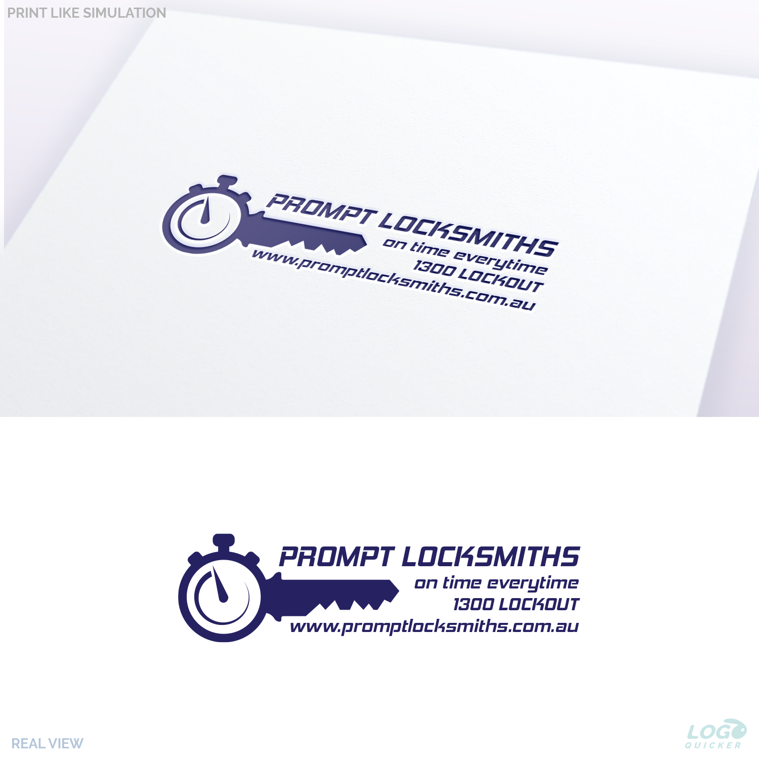 Logo-Design von LogoQuicker für Prompt Locksmiths | Design #17651887