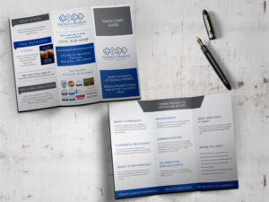 Probate Law Firm needs a redesign of an informational pamphlet  | Diseño de Flyer por Scorpius design