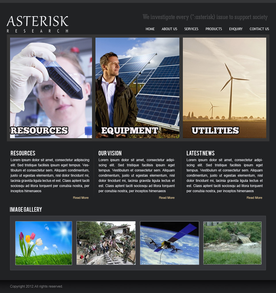 Wordpress Design by webwinner for Asterisk Research | Design #732824