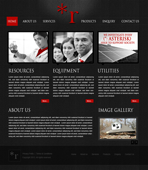 Wordpress Design by webwinner for Asterisk Research | Design: #845101