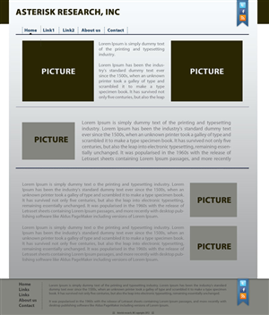 Wordpress Design by Kiwi for Asterisk Research | Design: #658342