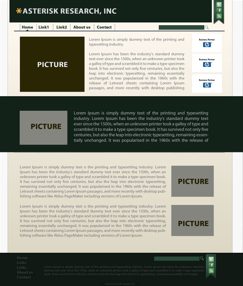 Wordpress Design by Kiwi for Asterisk Research | Design #658402