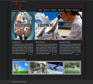 Wordpress Design by Vblue for Asterisk Research | Design: #826010