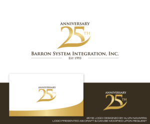 Logo Design by alvinnavarra for Barron System Integration, Inc. | Design: #17655611