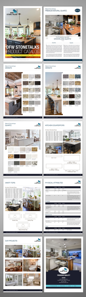 DFW Stone Talks | Brochure Design by SAI DESIGNS