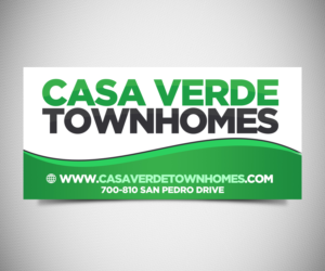 Townhome Multi-Family Property Exterior Sign | Signage Design by Designers Hub