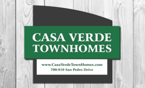 Townhome Multi-Family Property Exterior Sign | Signage Design by OwnDesign