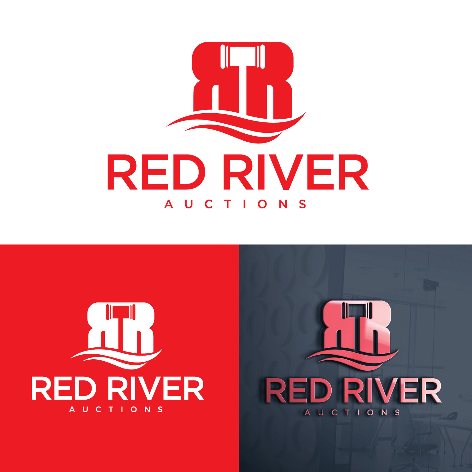 Logo Design by concepts for Red River Auctions | Design #17616529