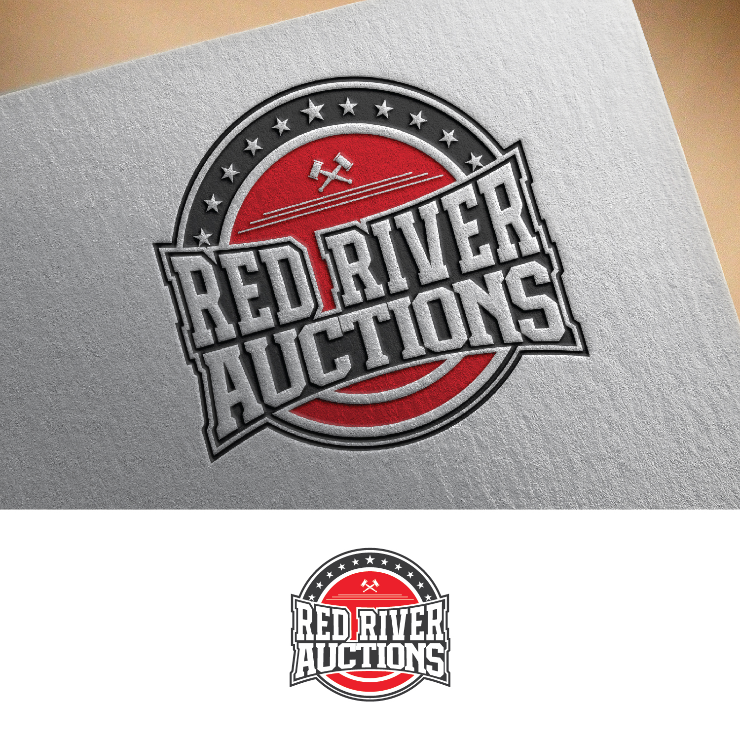 Logo Design by AktharArziki for Red River Auctions | Design #17620426