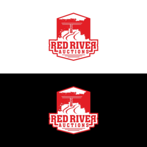 RED RIVER AUCTIONS | Design de Logo par Basksh Designs