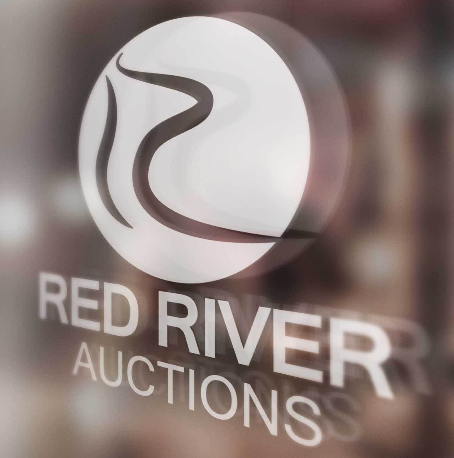 Logo Design by Doctor Graphics for Red River Auctions | Design #17595332