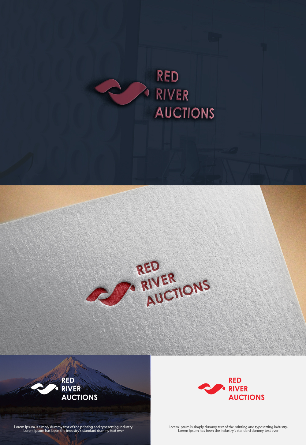 Logo Design by Art creation 2 for Red River Auctions | Design #17611302