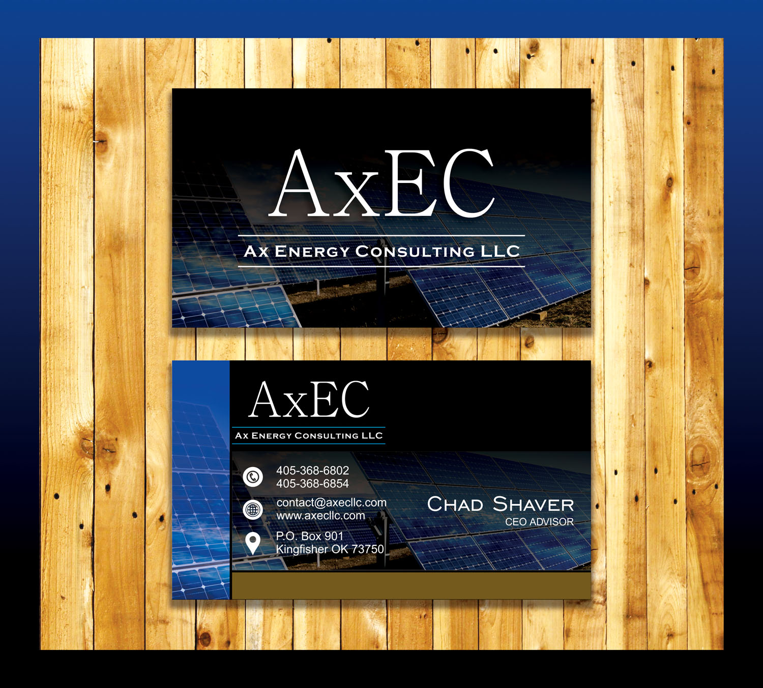 Visitenkarten-Design von yayina für ax energy consulting llc | Design #17591561