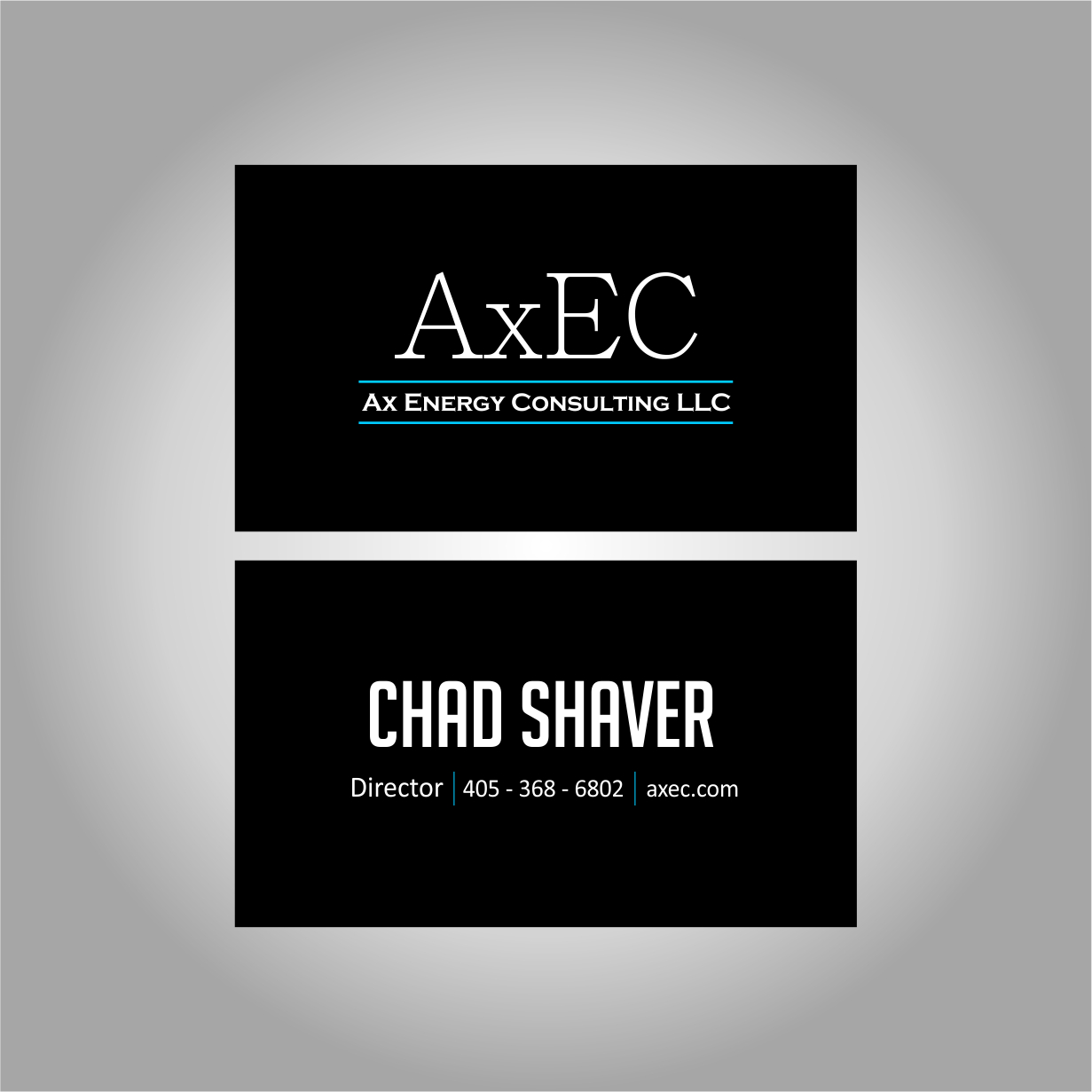 Business Card Design by said.tempo for ax energy consulting llc | Design #17590836
