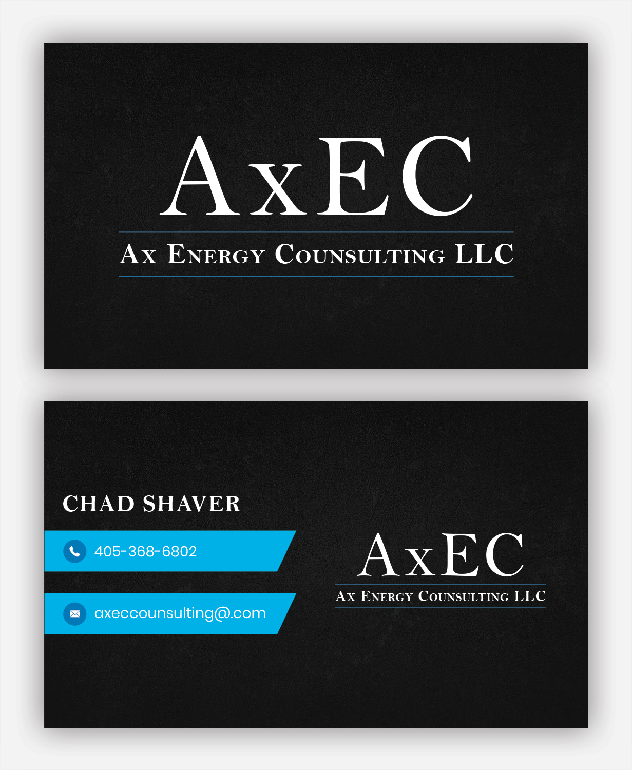 Business Card Design by JB Graphic Design for ax energy consulting llc | Design #17592460