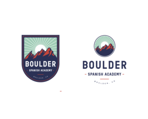 Boulder Spanish Academy | Diseño de Logo por AlexMorisseau