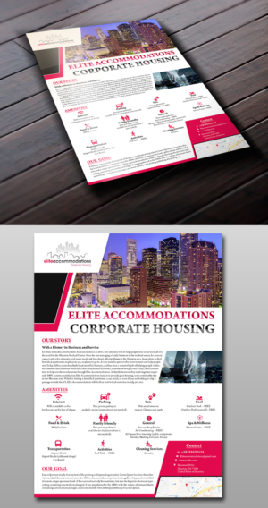 Brochure Design by debdesign for Elite Accommodations | Design: #17589163