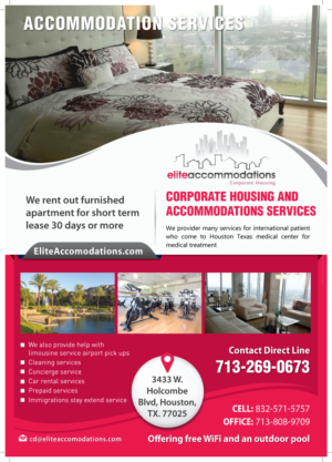Brochure Design by meet007 for Elite Accommodations | Design: #17587629