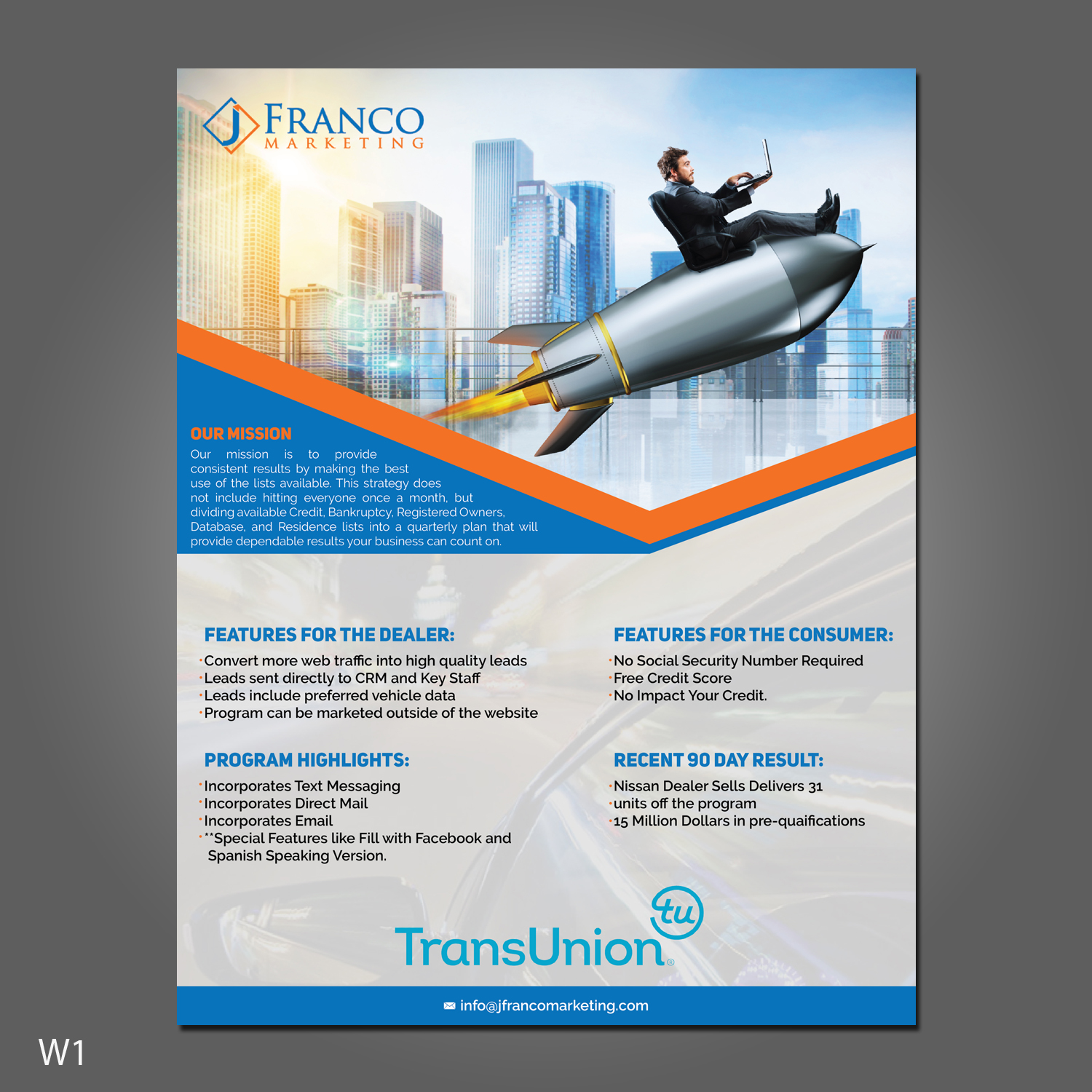 upmarket modern marketing flyer design for j franco marketing by flyer making program