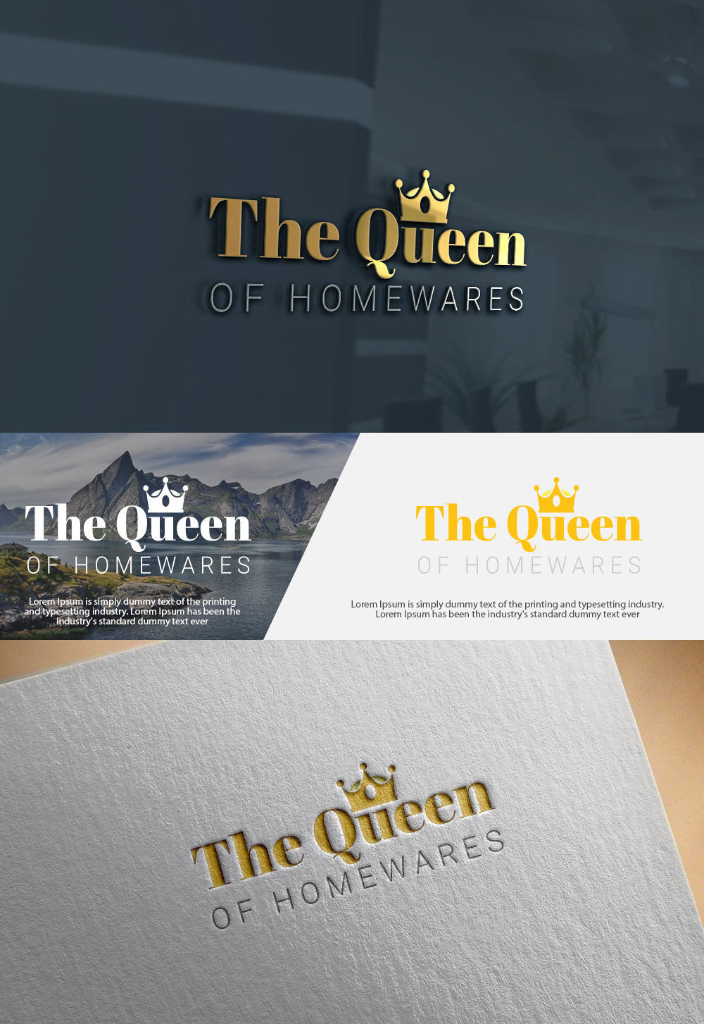 Diseño de Logo por :) para Queen Of Homewares | Diseño: #17611153