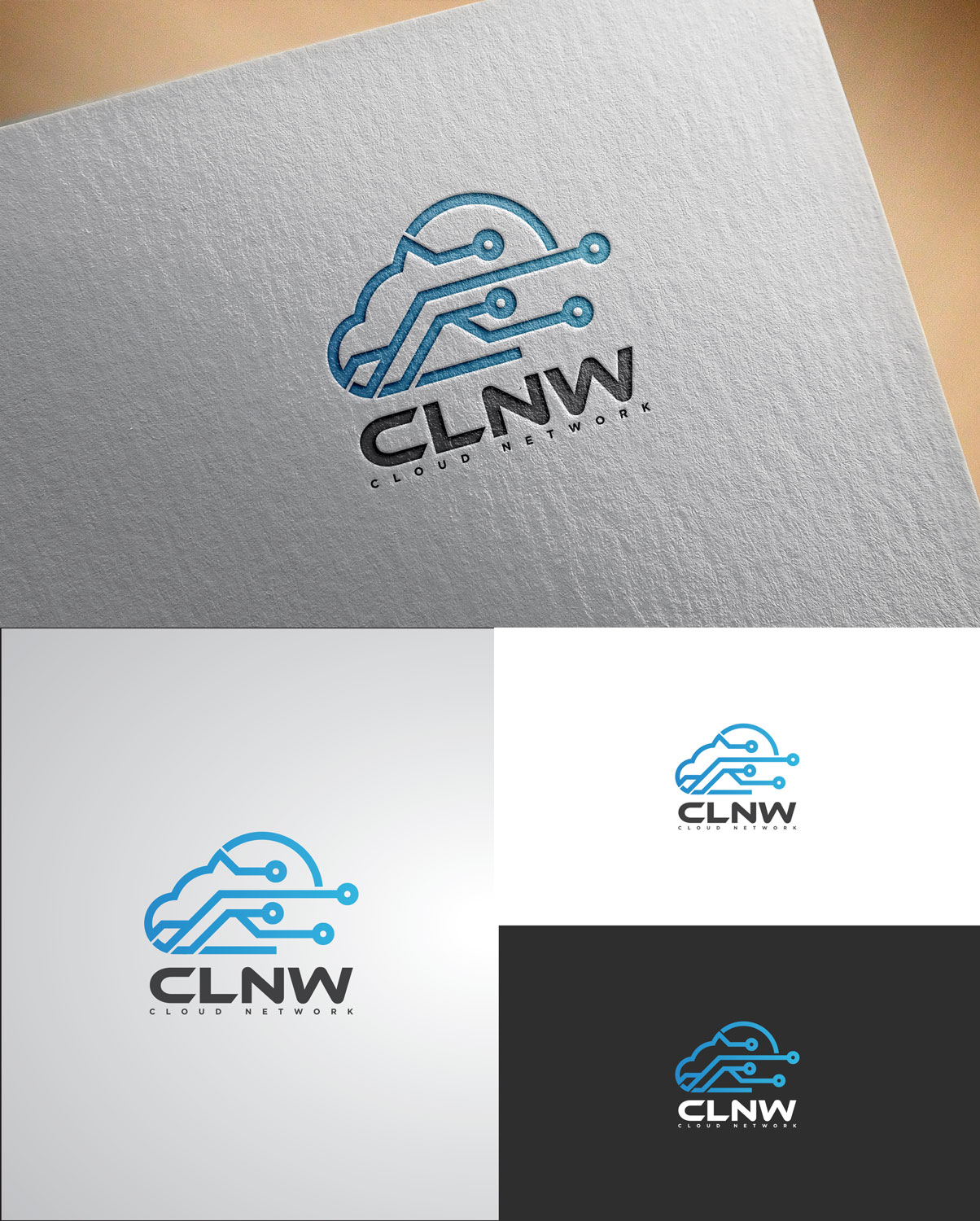 Logo Design by Arrowhead for Cloud Networks | Design #17590634