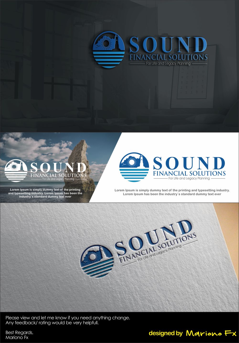 Logo Design by Mariono Fx for Sound Financial Solutions | Design #17611312