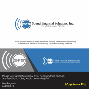 Design de Logo par Mariono Fx pour Sound Financial Solutions | Design : #17664275