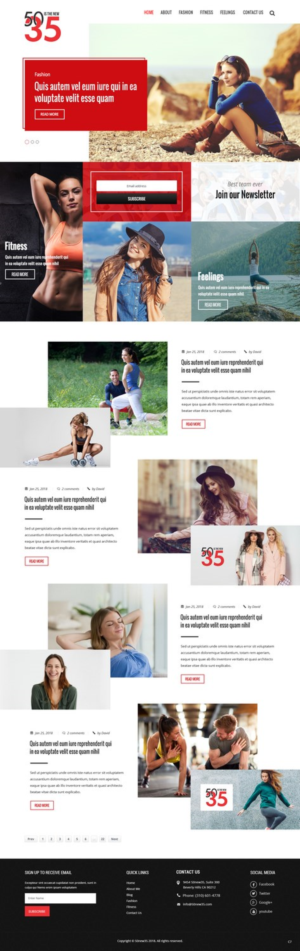 Wordpress Design by pb for this project | Design: #17635902