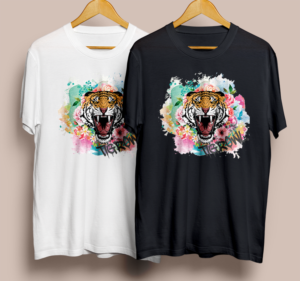 The coolest tiger t-shirt design  | T-Shirt-Design von RebecaParra