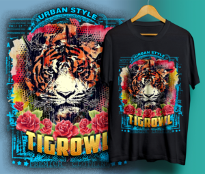 The coolest tiger t-shirt design  | T-Shirt-Design von 99.degree