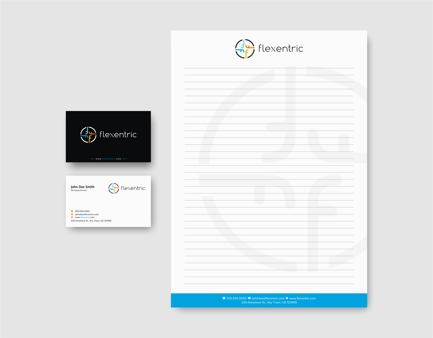 Stationery Design by INDIAN_Ashok for Flexentric Bvba | Design #17605583
