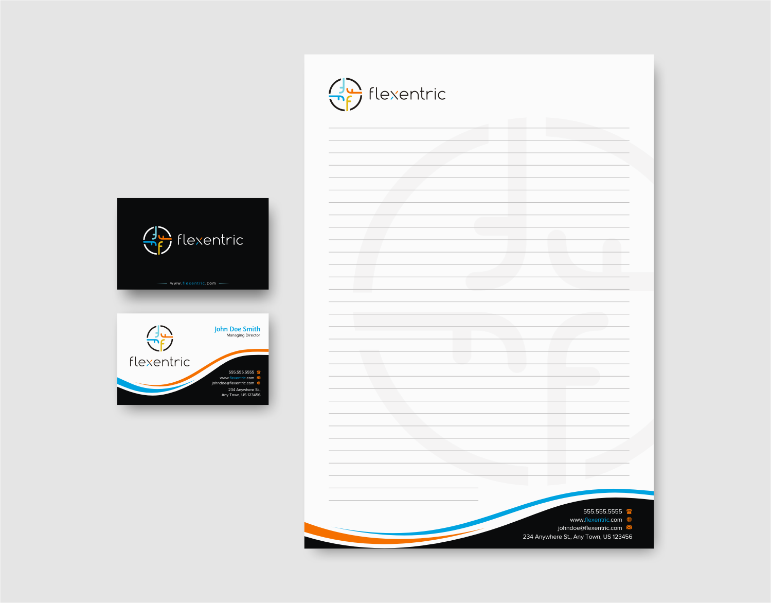 Stationery Design by INDIAN_Ashok for Flexentric Bvba | Design #17605584