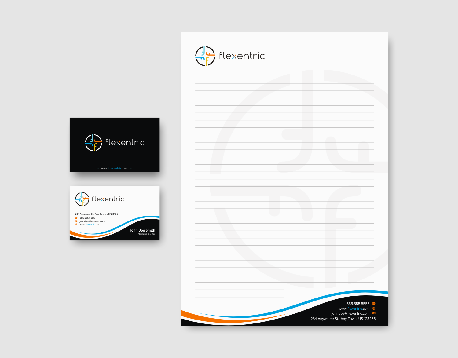 Stationery Design by INDIAN_Ashok for Flexentric Bvba | Design #17605594