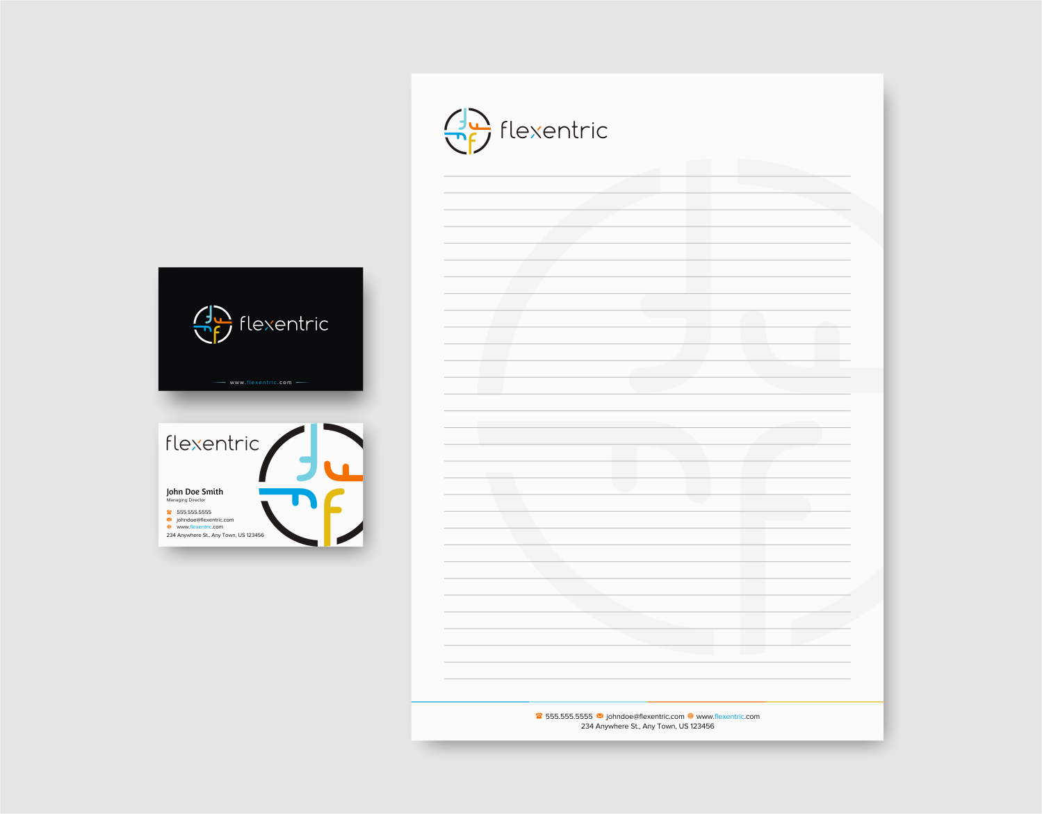 Design de Papeterie par INDIAN_Ashok pour Flexentric Bvba | Design #17605597