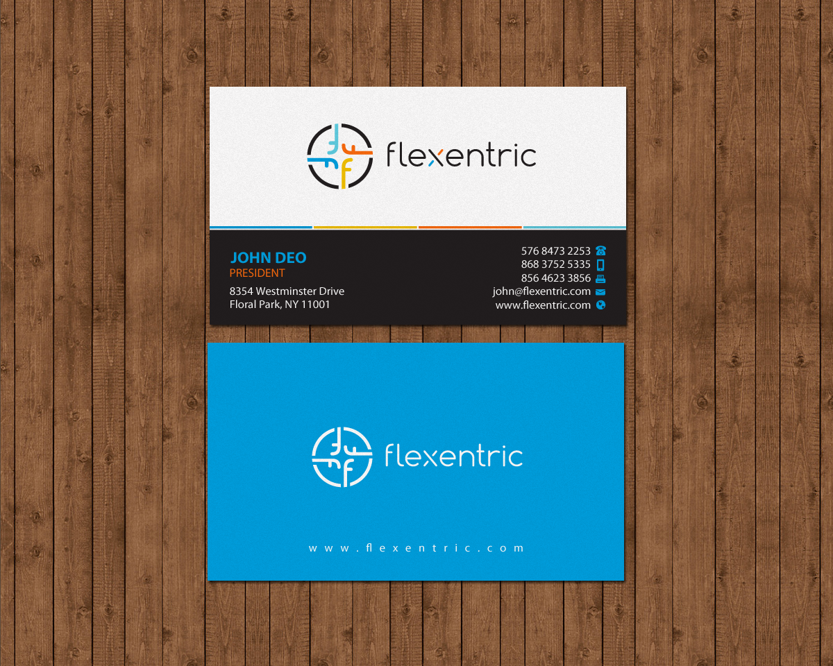 Stationery Design by Brand aid for Flexentric Bvba | Design #17616273