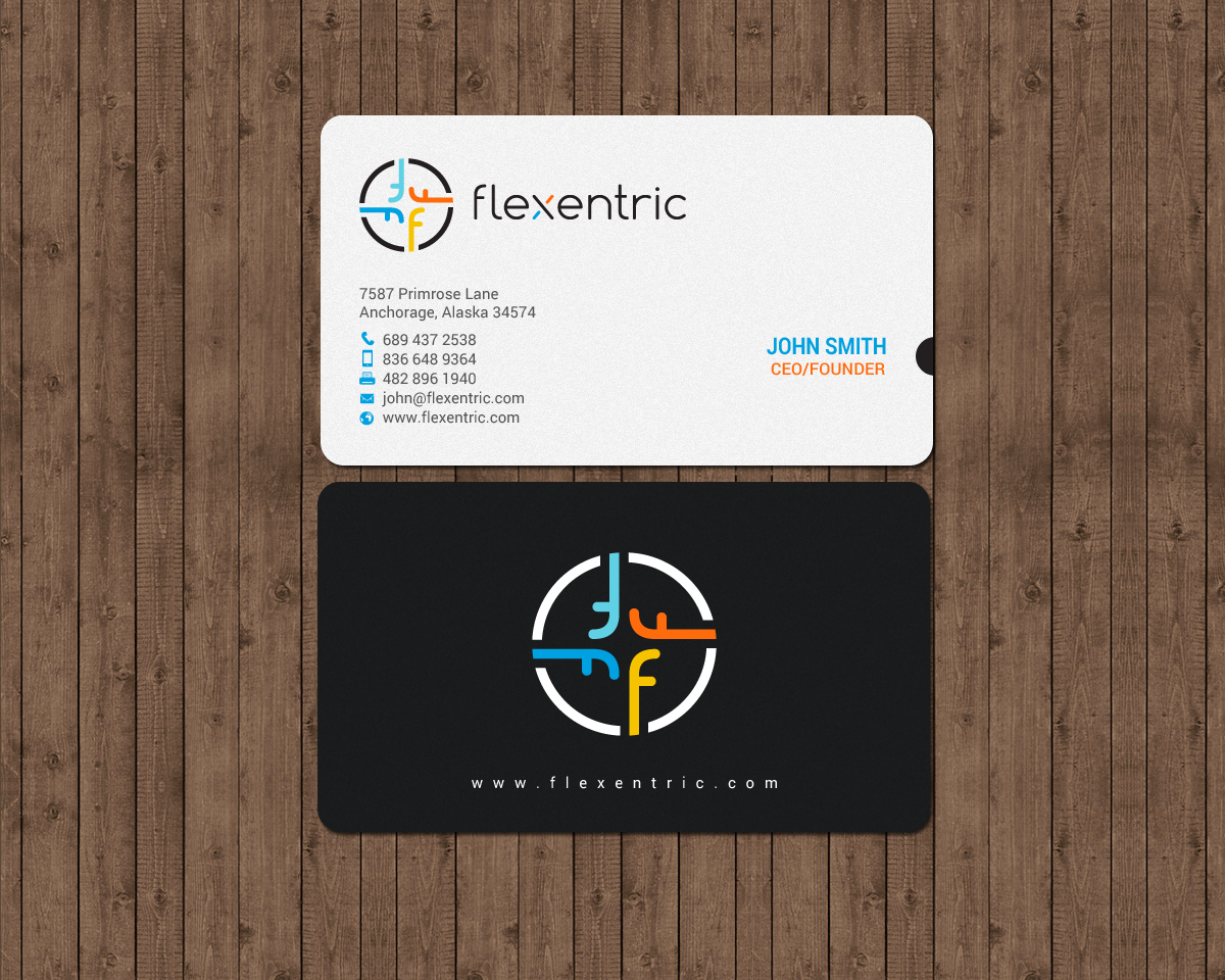 Stationery Design by chandrayaan.creative for Flexentric Bvba | Design #17617904