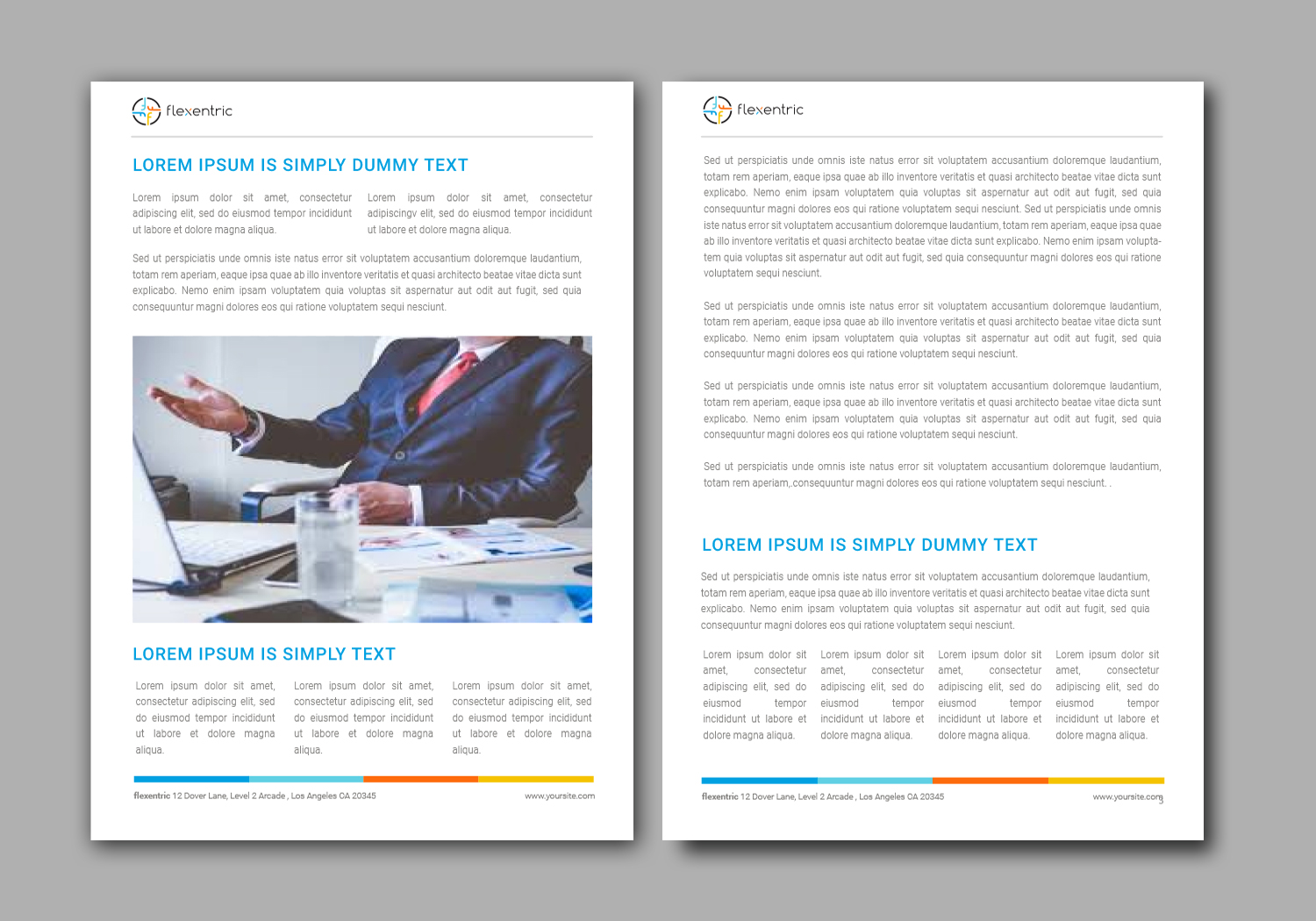 Stationery Design by Sarah Mathews for Flexentric Bvba | Design #17694643