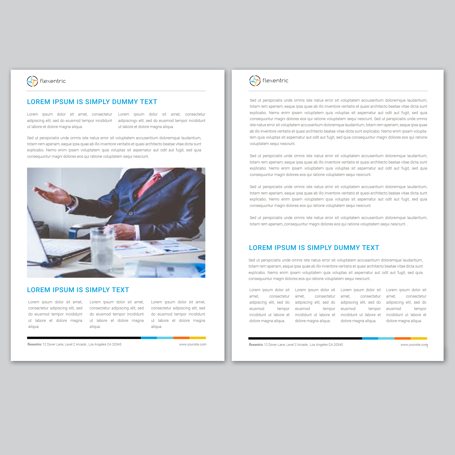 Stationery Design by Sarah Mathews for Flexentric Bvba | Design #17756054