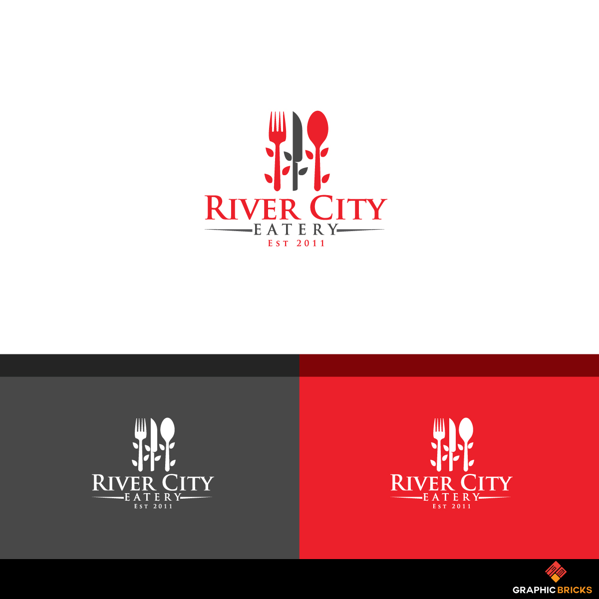 Design de Logo par Graphic Bricks pour River City Eatery | Design #17607783
