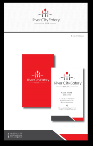 River City Eatery, Est 2011 | Logo Design by zebronicgraphic