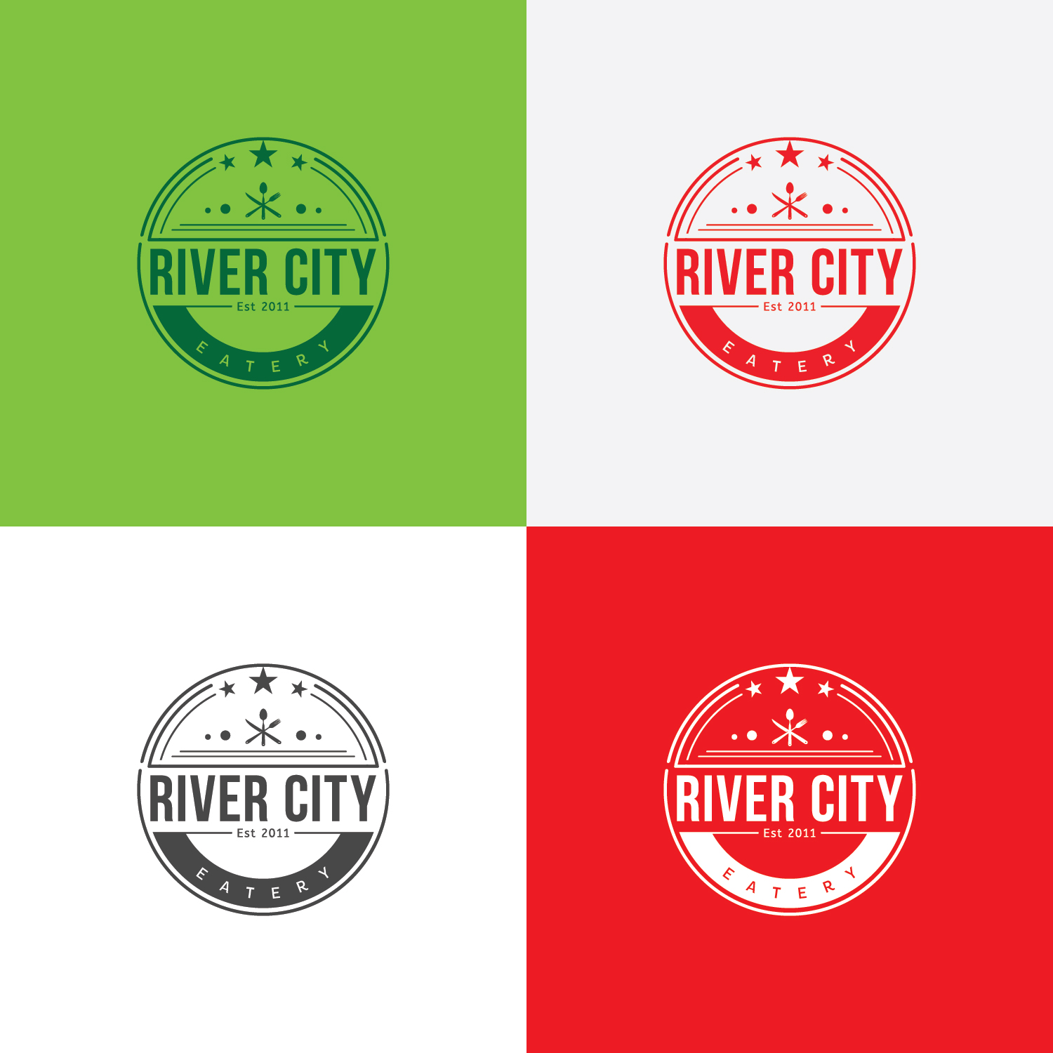Logo Design by AktharArziki for River City Eatery | Design #17614539