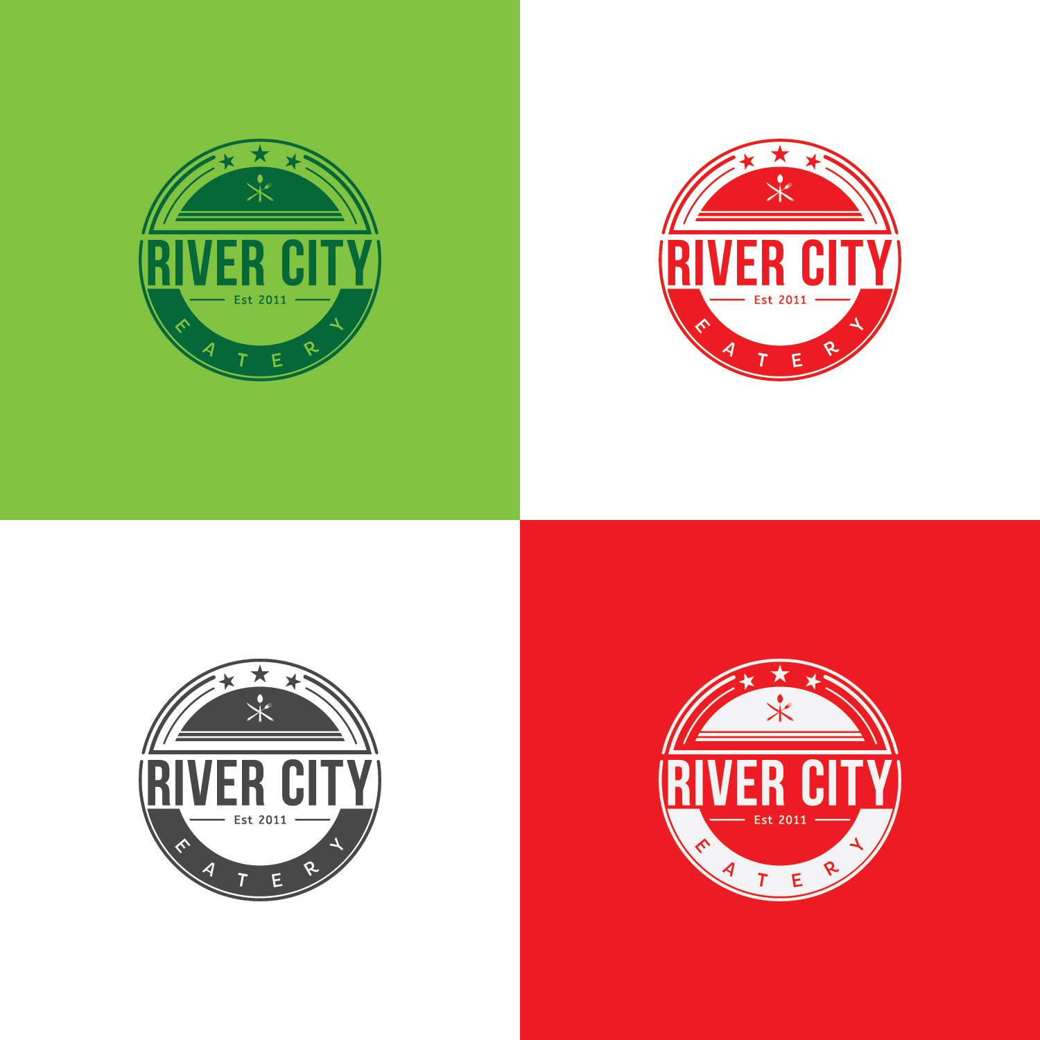 Logo Design by AktharArziki for River City Eatery | Design #17627856