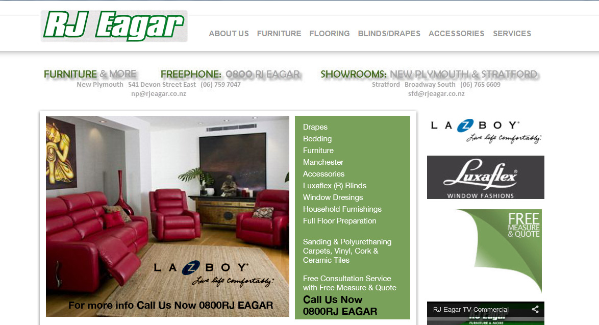Traditional Elegant Furniture Store Banner Ad Design For A