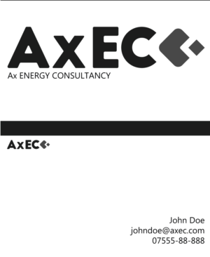 Diseño de Logo por DVaughanD para ax energy consulting llc | Diseño: #17599826